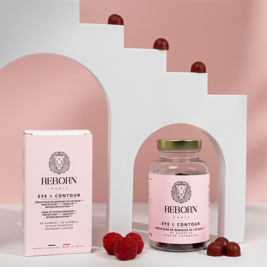 gummies antipoches anticernes saveur framboise