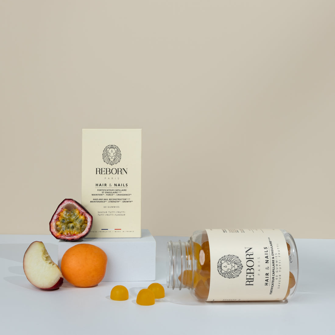 gummies pour les cheveux et les ongles saveur multifruit