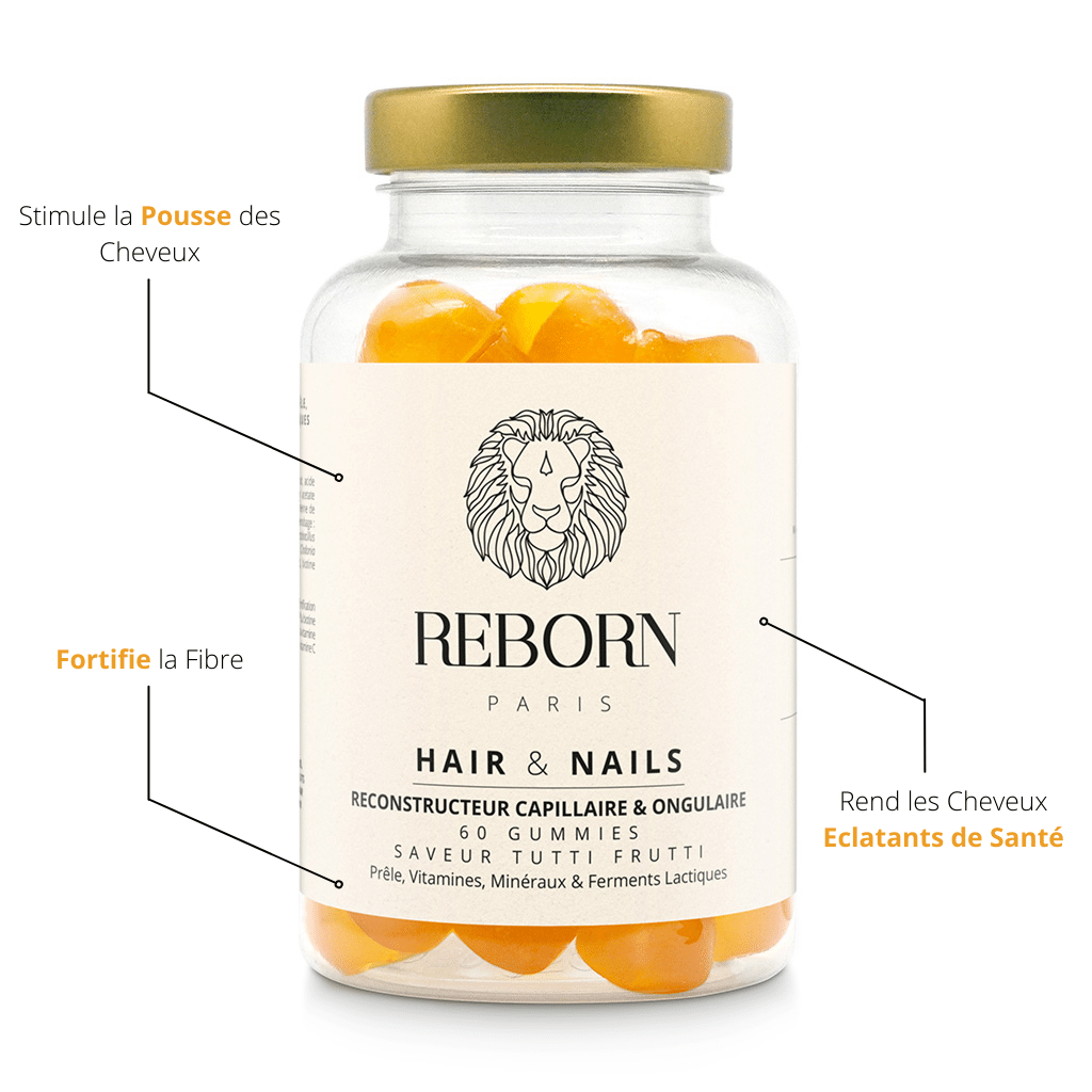 Complément alimentaire pour la pousse des cheveux, la fortification de la fibre capillaire et pour des cheveux éclatants de santé. Améliore la croissance et l&